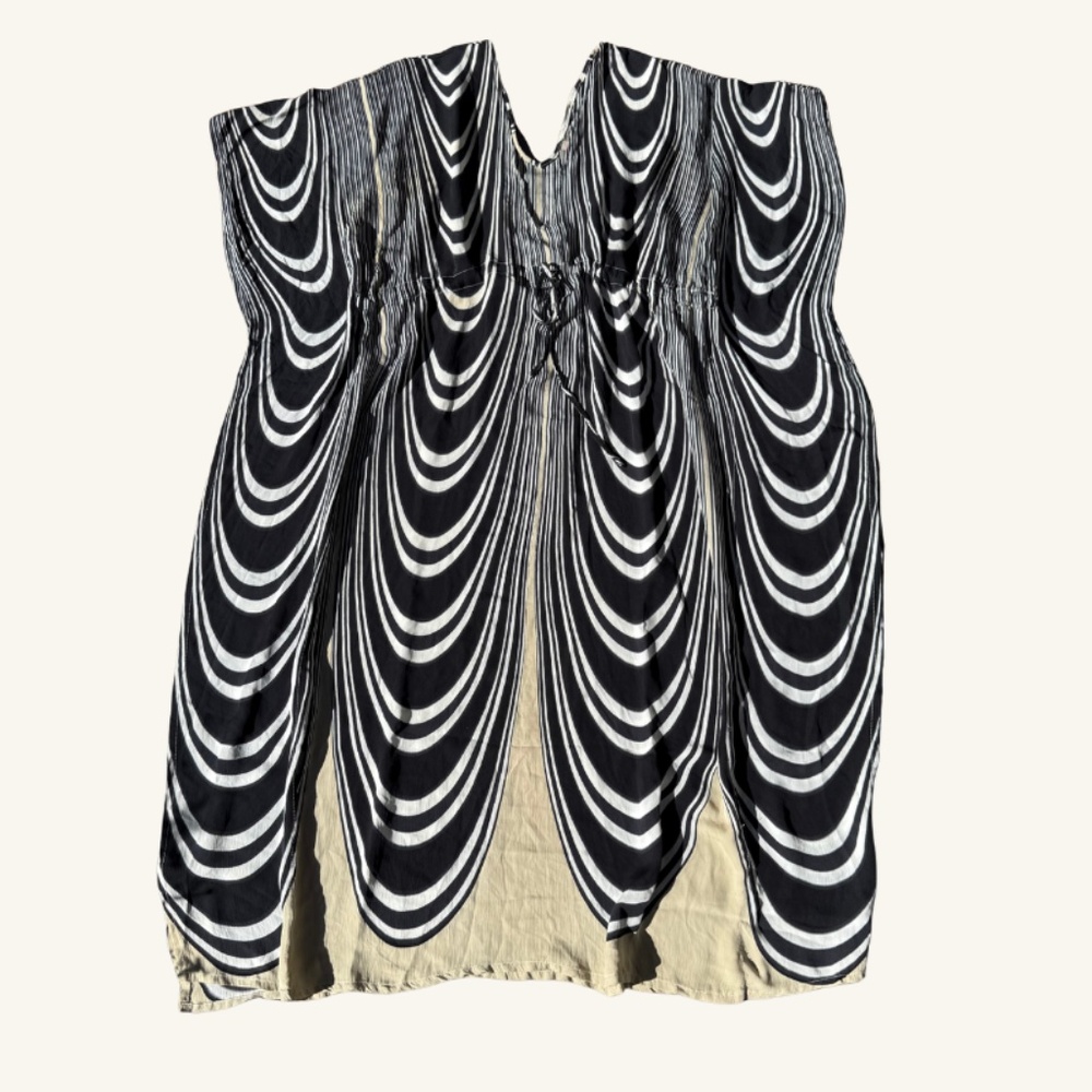 VINTAGE Echo 100% Silk Caftan